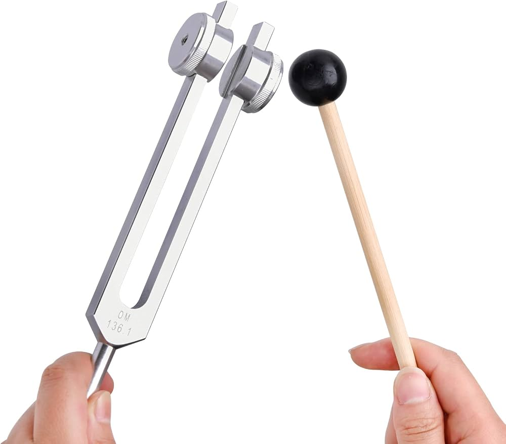 Medical Tuning Fork with Percussion Hammer