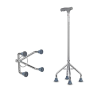 Adjustable Quad Cane Walking Stick – Four-Legged Base