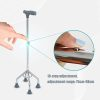 Adjustable Quad Cane Walking Stick – Four-Legged Base