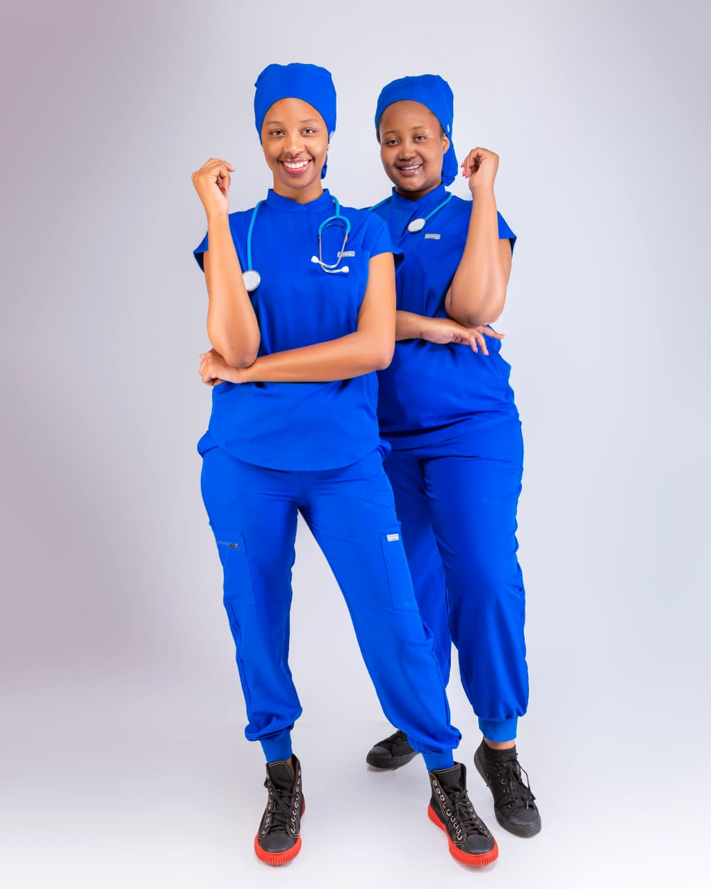 Royal Blue Nova Fit Collection – Premium Scrub Set