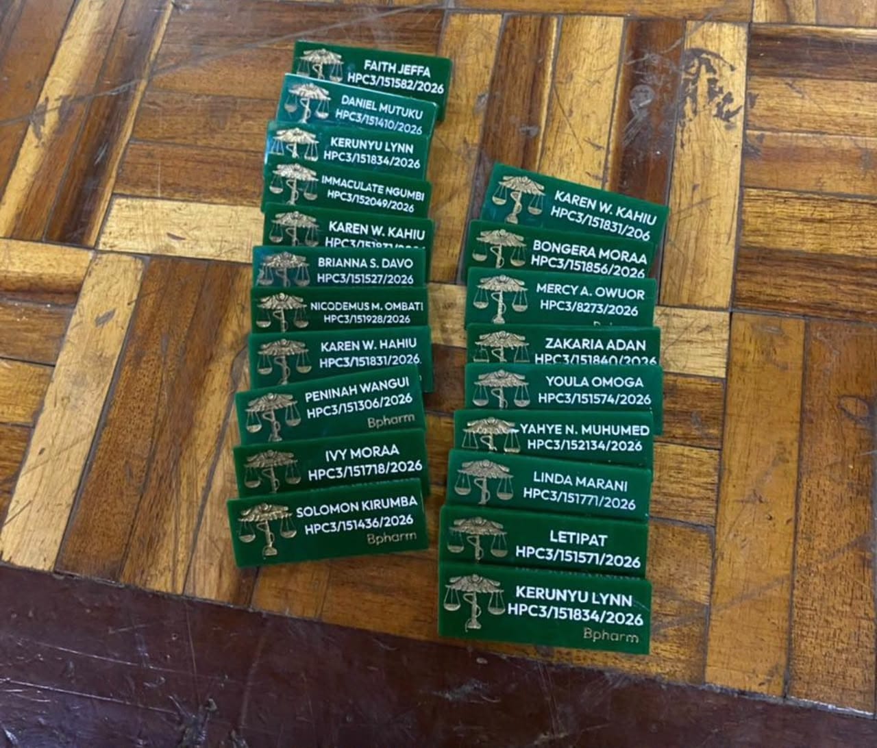 Customised Plastic Medical Name Tag / Badge