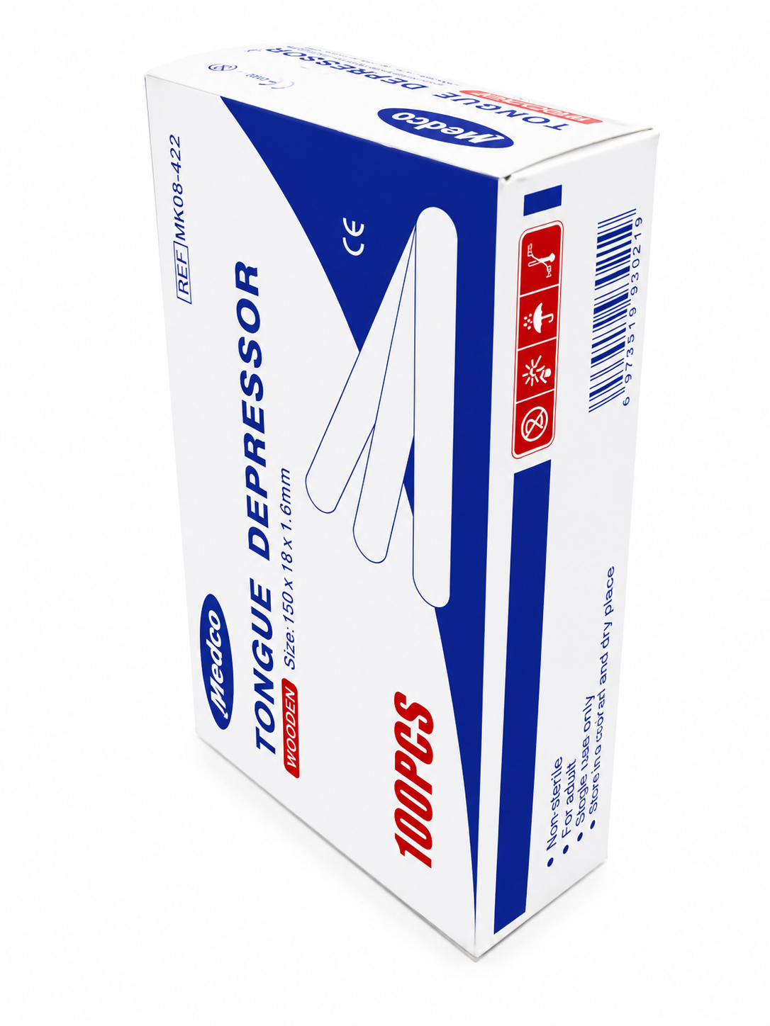 Disposable Wooden Tongue Depressors – Medical Examination Sticks