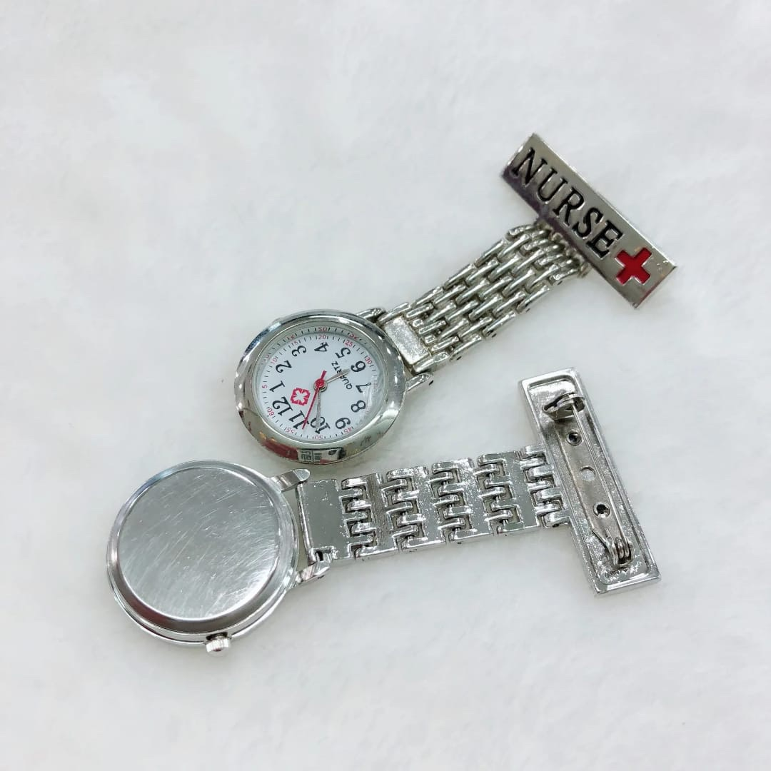 Stainless Steel Nurse Fob Watch
