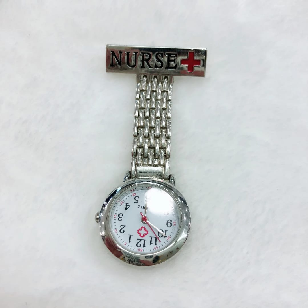 Stainless Steel Nurse Fob Watch