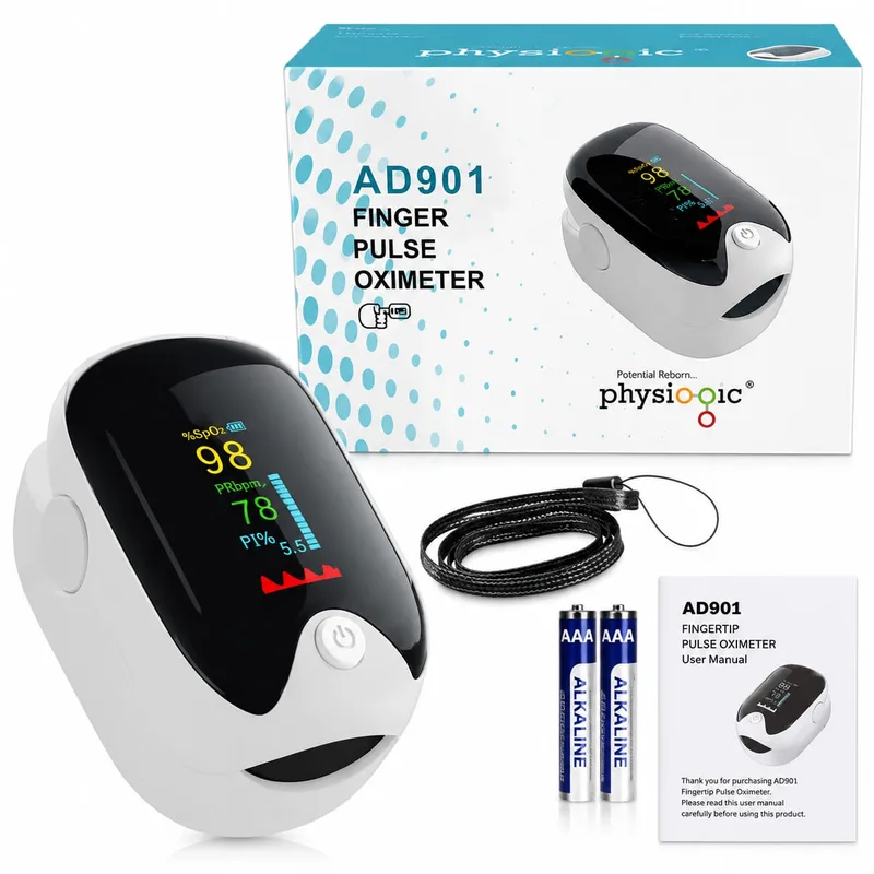 Digital Fingertip Pulse Oximeter – Battery Powered