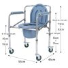 Commode Chair with Wheels