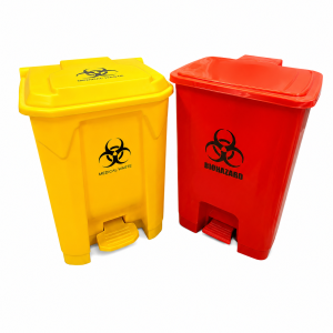30L Medical Yellow Foot Pedal Biohazard Waste Bin