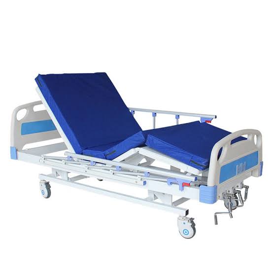 Three-Crank Manual Hospital Bed