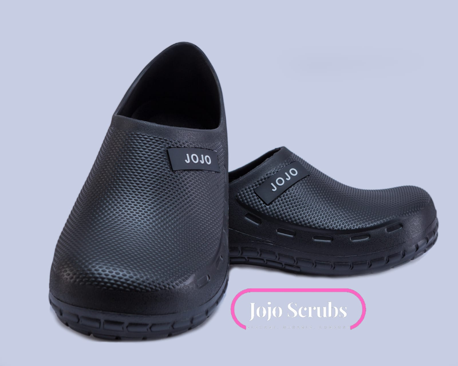 : Professional Anti-Slip Industrial Clogs - Black