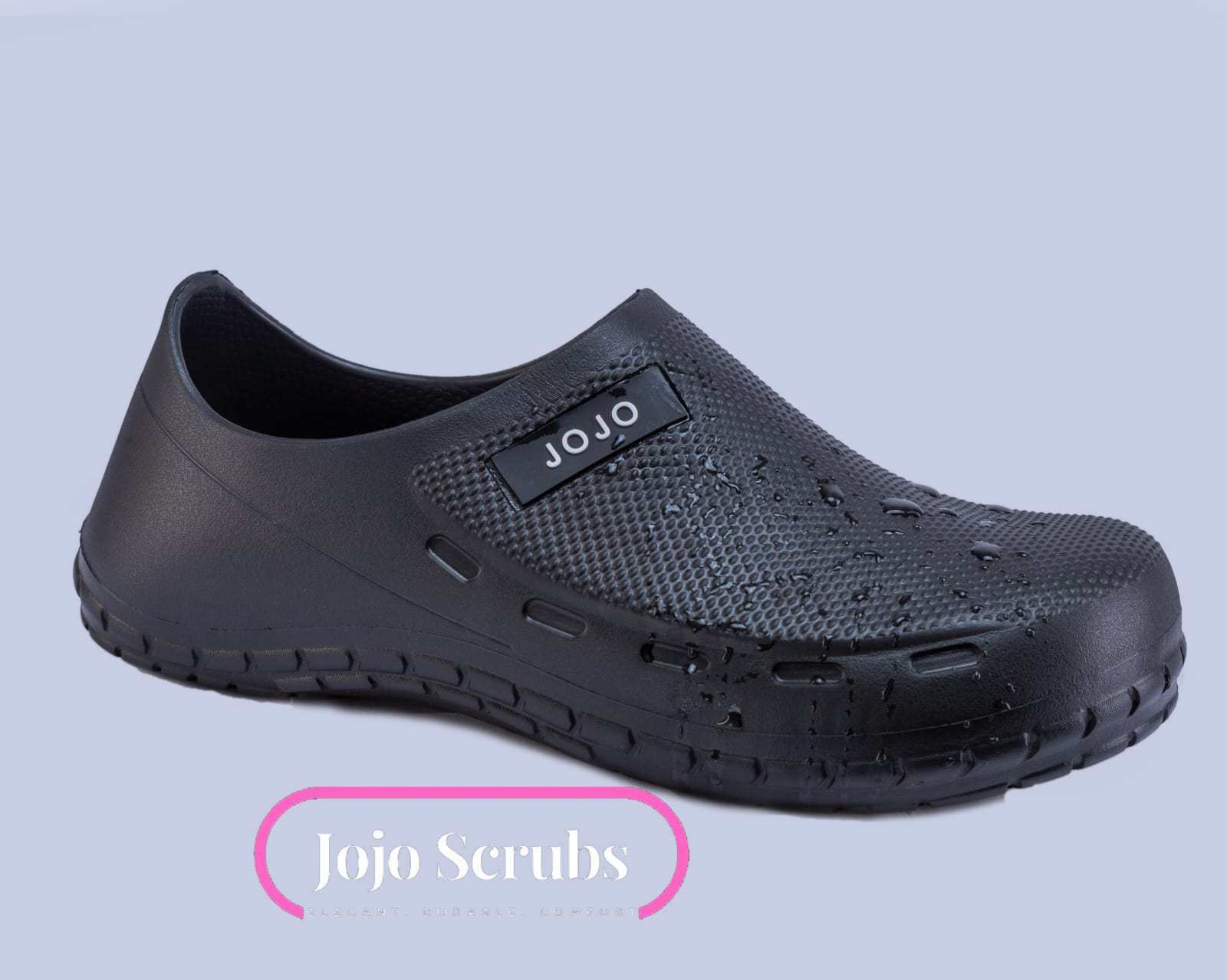 : Professional Anti-Slip Industrial Clogs - Black