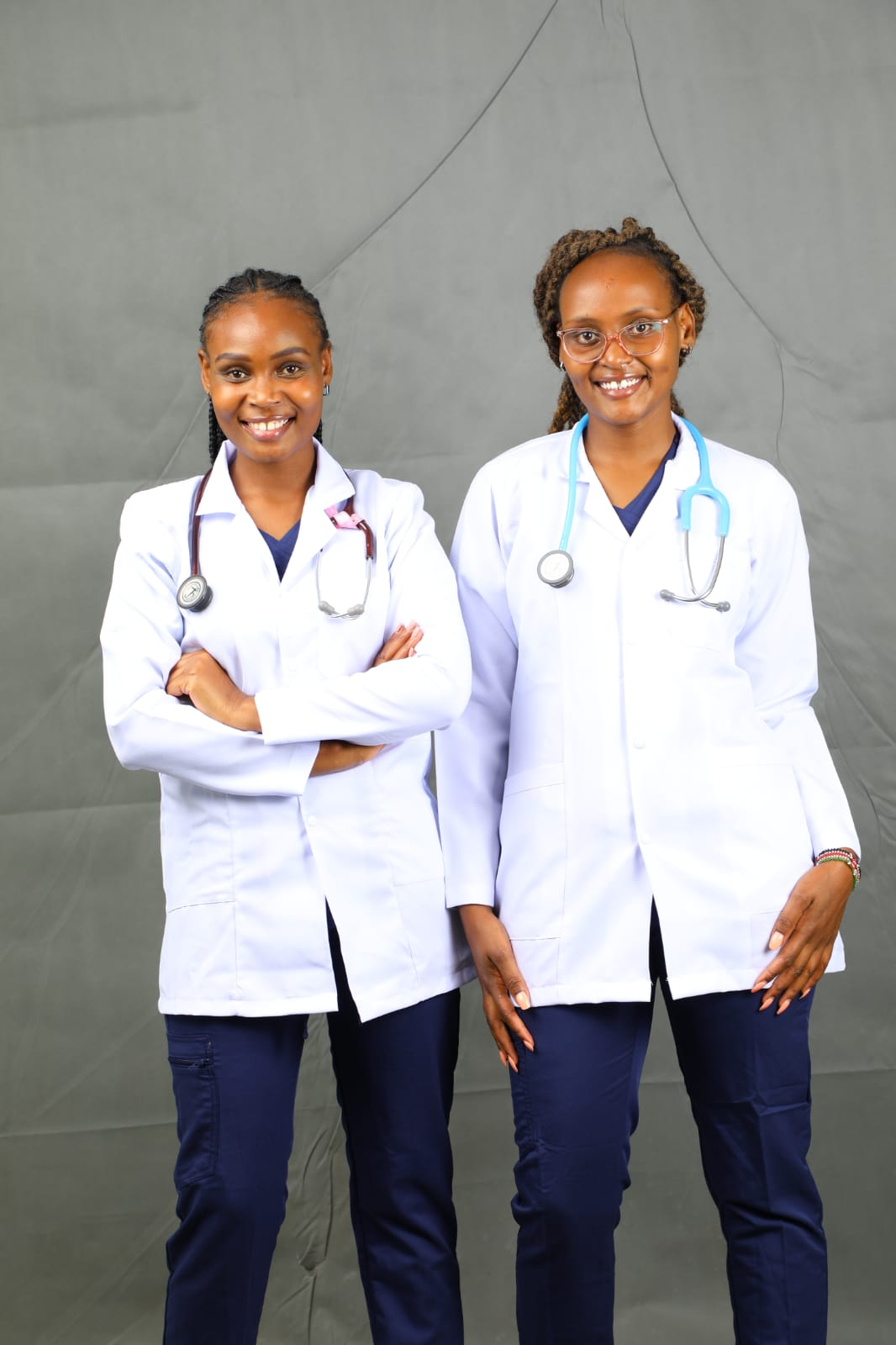 Professional Press-Button Clinical Lab Coat