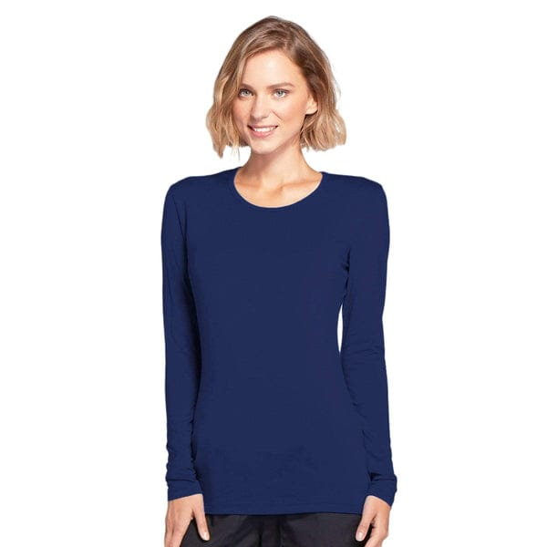 Women’s Long Sleeve Knitted Comfort Underscrub Tee