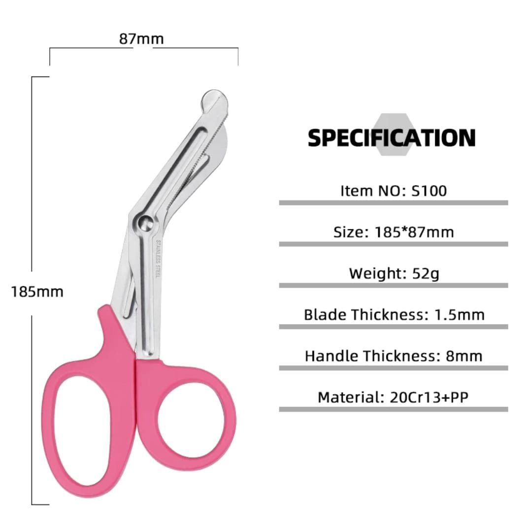 Precision Multi-Color Trauma Shears & Nursing Scissors