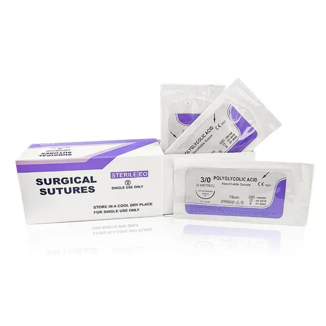 Absorbable Polyglactin 910 Surgical Sutures – Braided