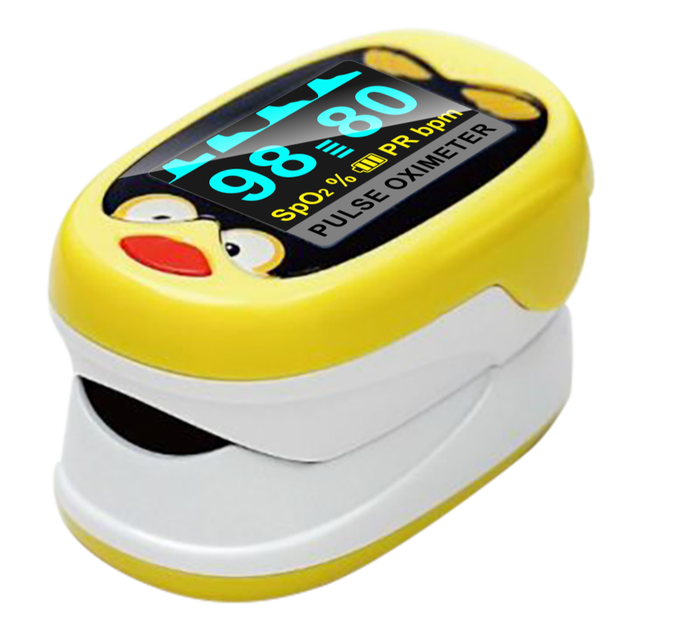 Pediatric Fingertip Pulse Oximeter – Battery Powered