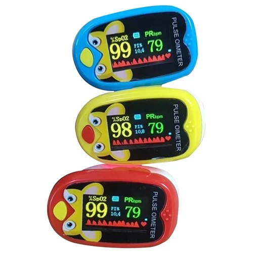 Pediatric Fingertip Pulse Oximeter – Battery Powered