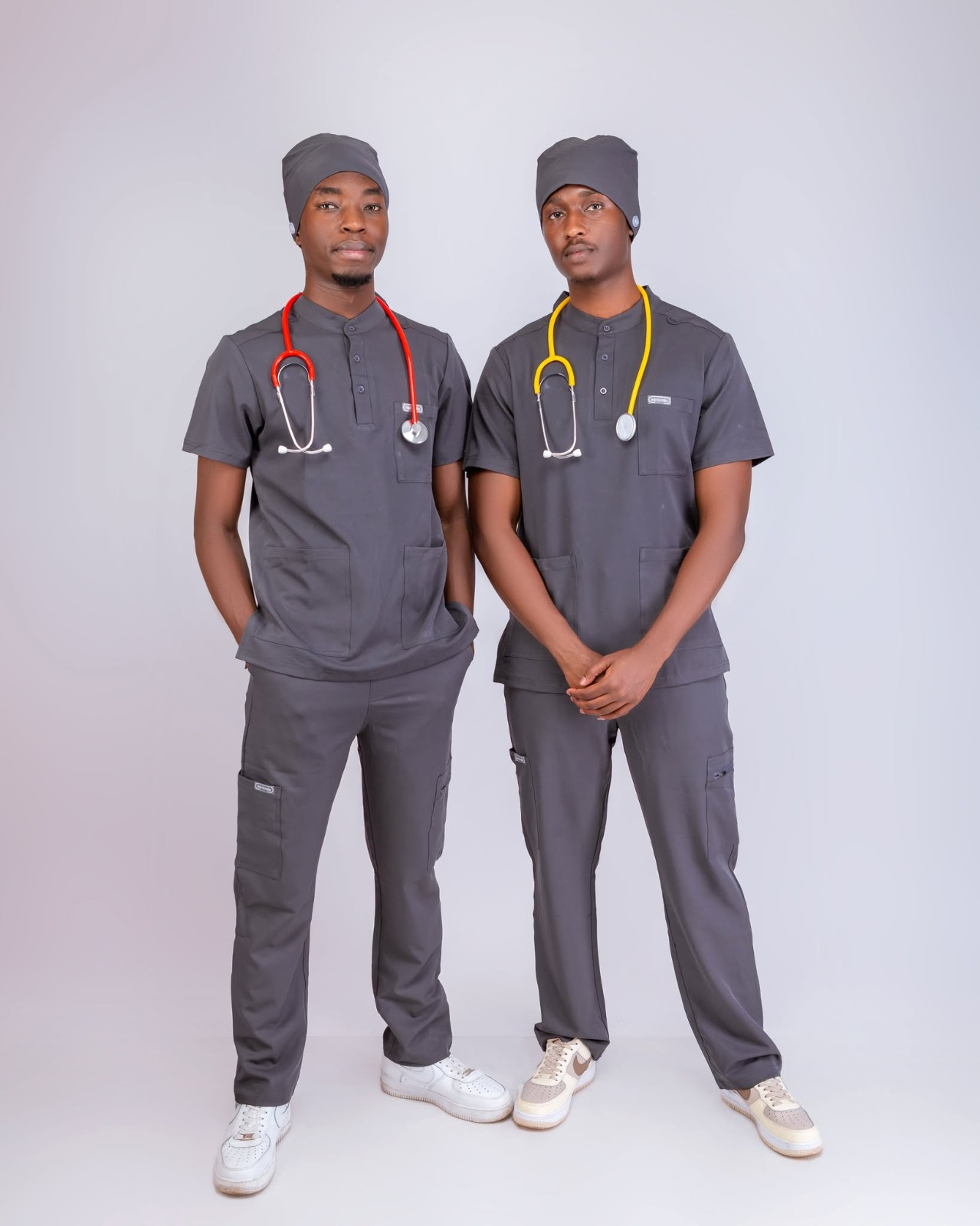 Prime Fit Collection - Chinese Collar Scrub Set