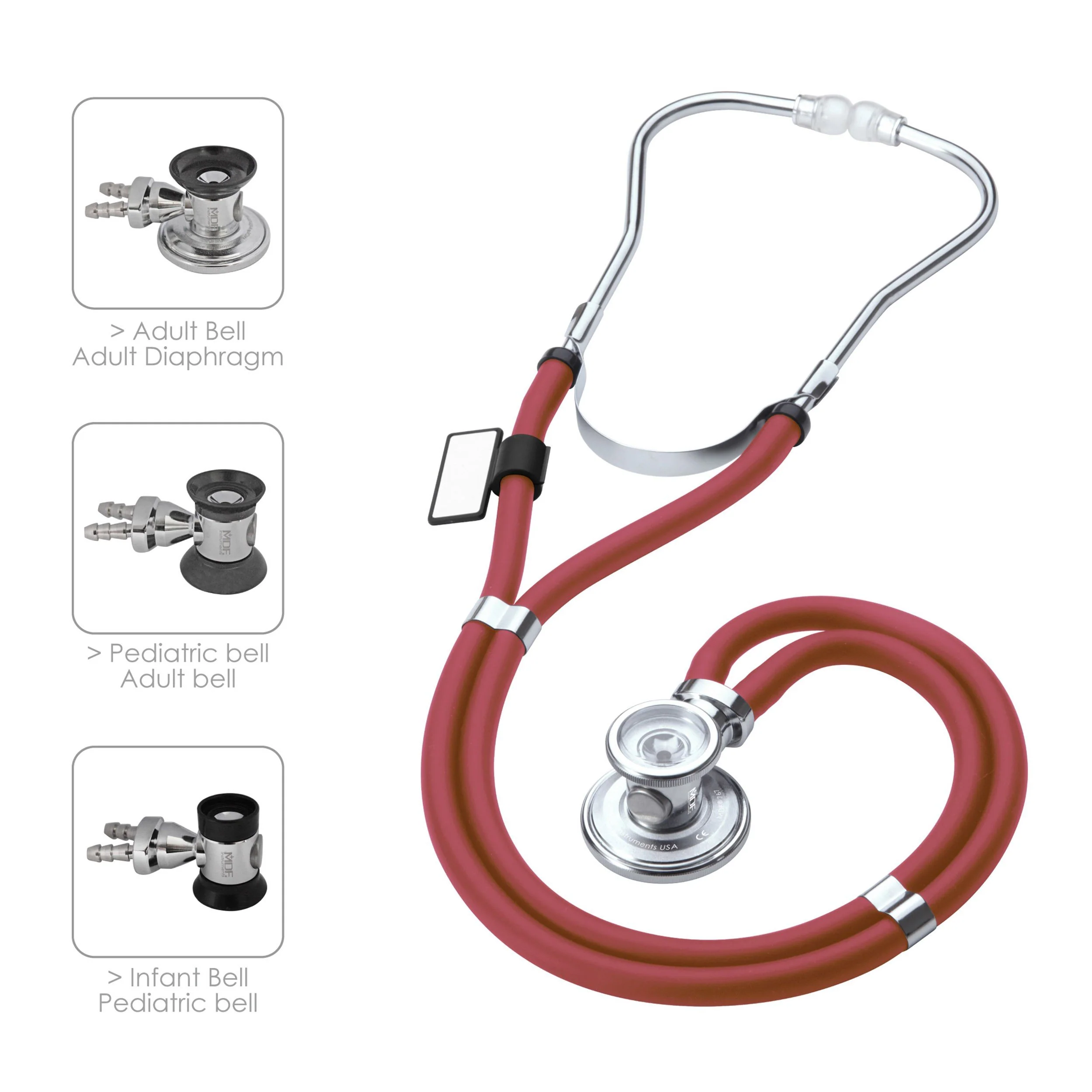 Double tube stethoscope