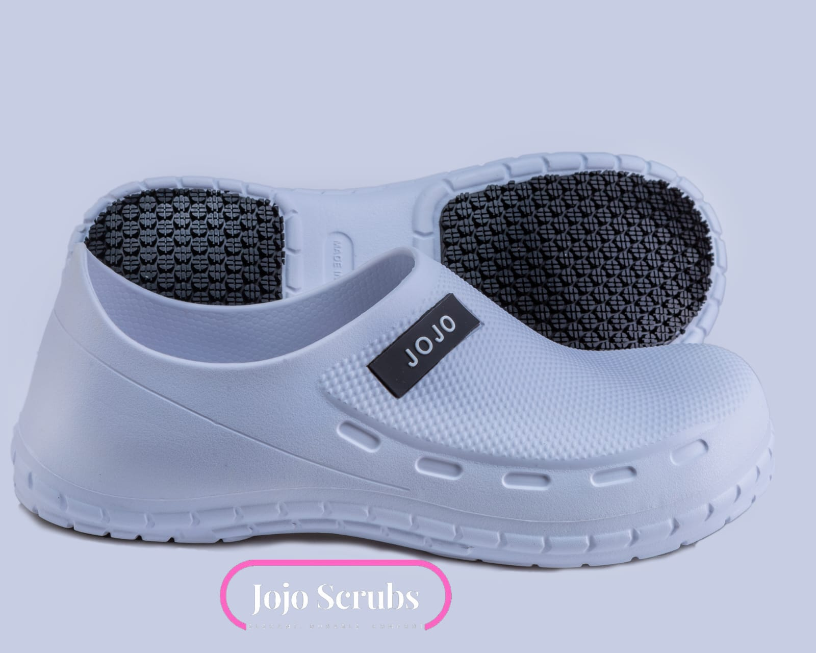 Professional Anti-Slip Theatre Clogs - White